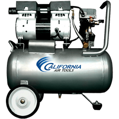 California Air Tools CAT-6310 Ultra Quiet and Oil-Free 1.0 Hp 6.3-Gallon Steel Tank Air Compressor