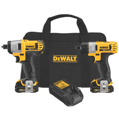 DEWALT DCK210S2 12-Volt Max Screwdriver-Impact Driver Combo Kit