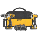 DEWALT DCK290L2 20-Volt MAX Li-Ion 3.0 Ah Hammer Drill and Impact Driver Combo Kit