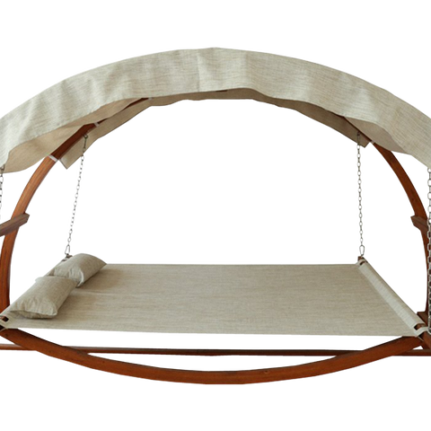Leisure Season SBWC402 Swing Bed with Canopy