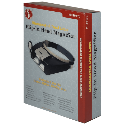 SE MH1047L Illuminated Multipower LED Binohead Magnifier